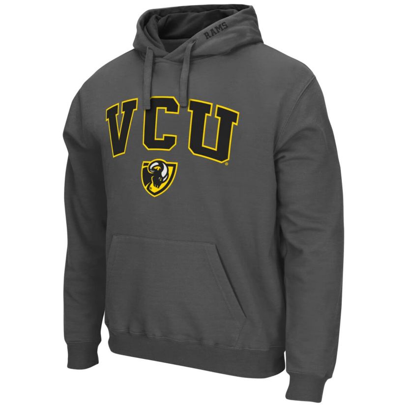 NCAA VCU Rams Arch and Logo Pullover Hoodie