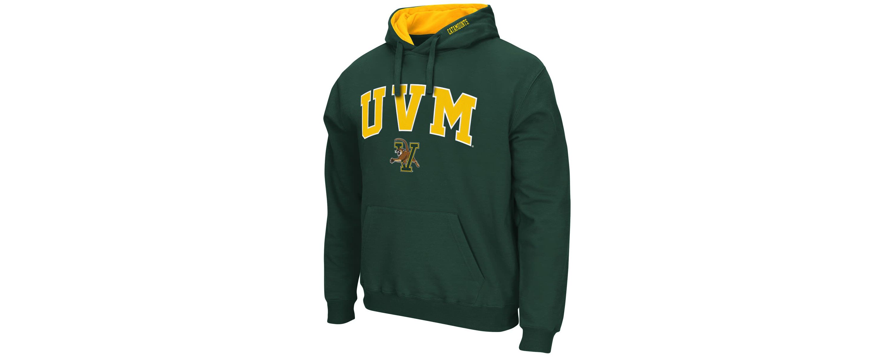 NCAA Vermont Catamounts Arch and Logo Pullover Hoodie