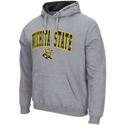 NCAA ed Wichita State Shockers Arch and Logo Pullover Hoodie