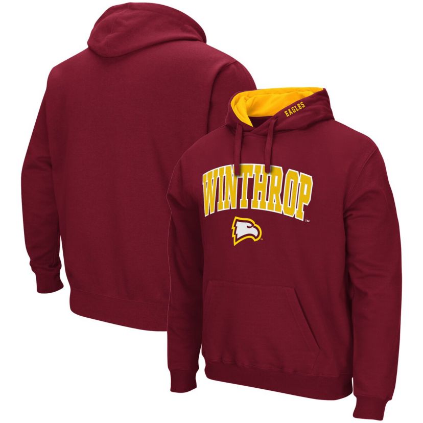 NCAA Winthrop Eagles Arch and Logo Pullover Hoodie