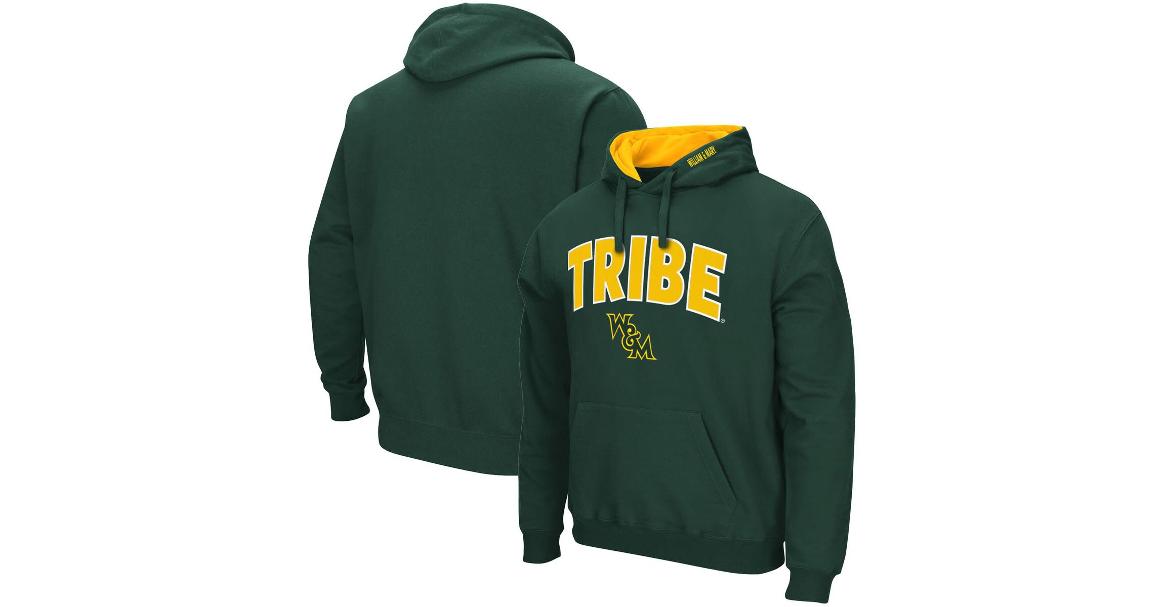 NCAA William & Mary Tribe Arch and Logo Pullover Hoodie