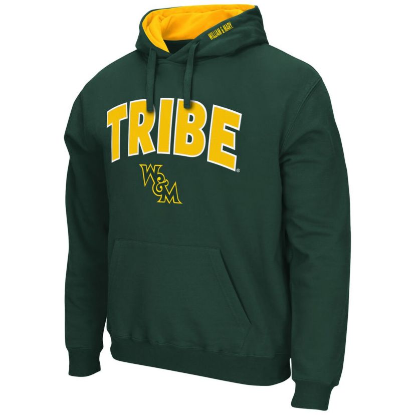 NCAA William & Mary Tribe Arch and Logo Pullover Hoodie