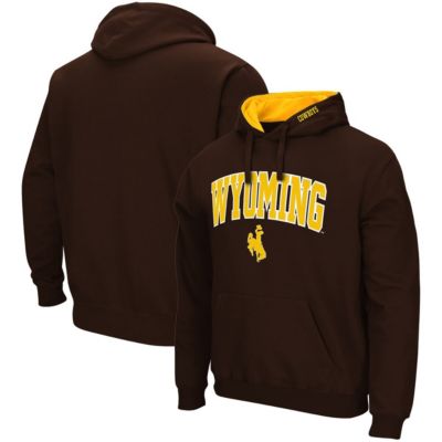 NCAA Wyoming Cowboys Arch and Logo Pullover Hoodie