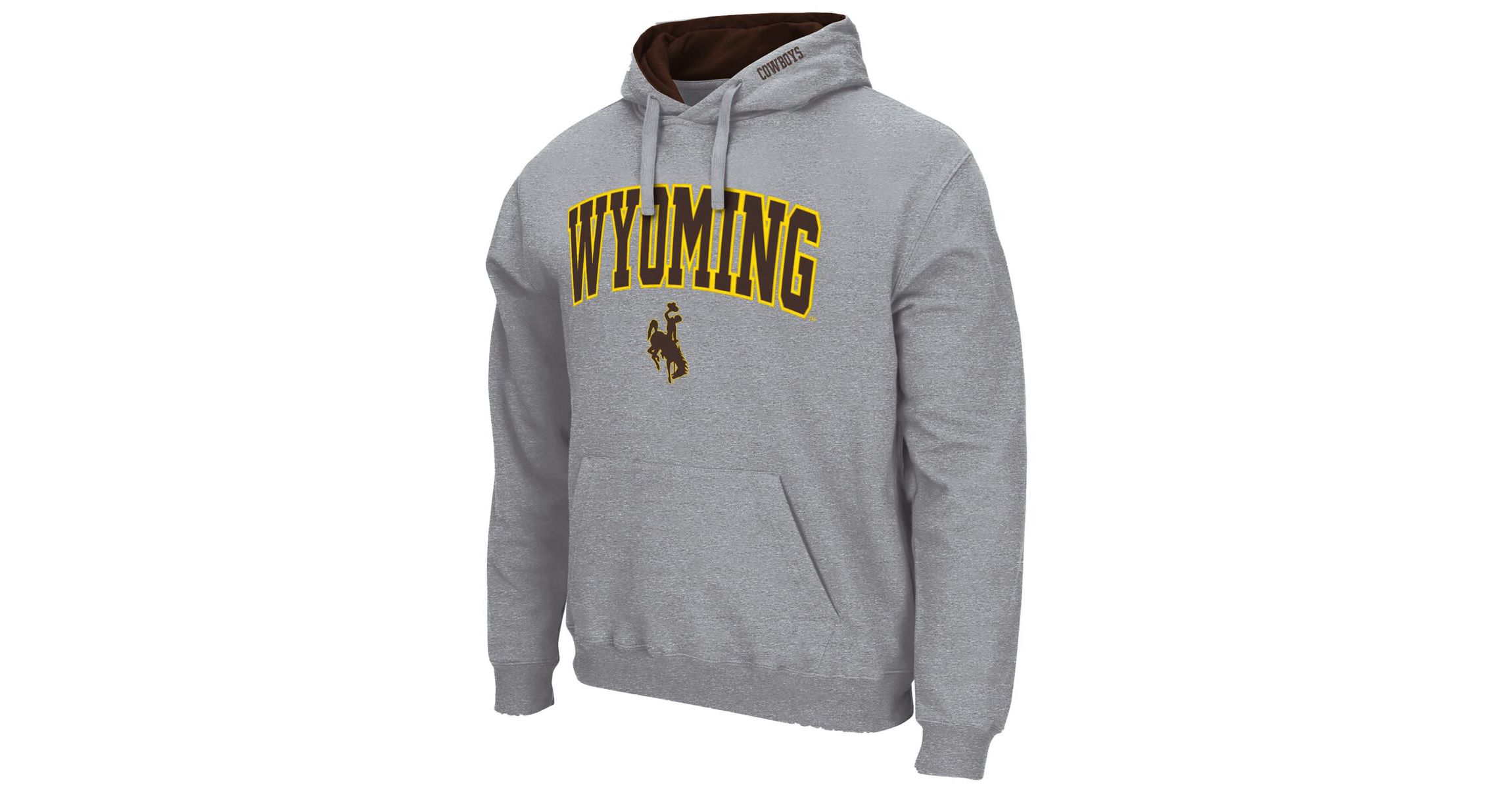 NCAA ed Wyoming Cowboys Arch and Logo Pullover Hoodie