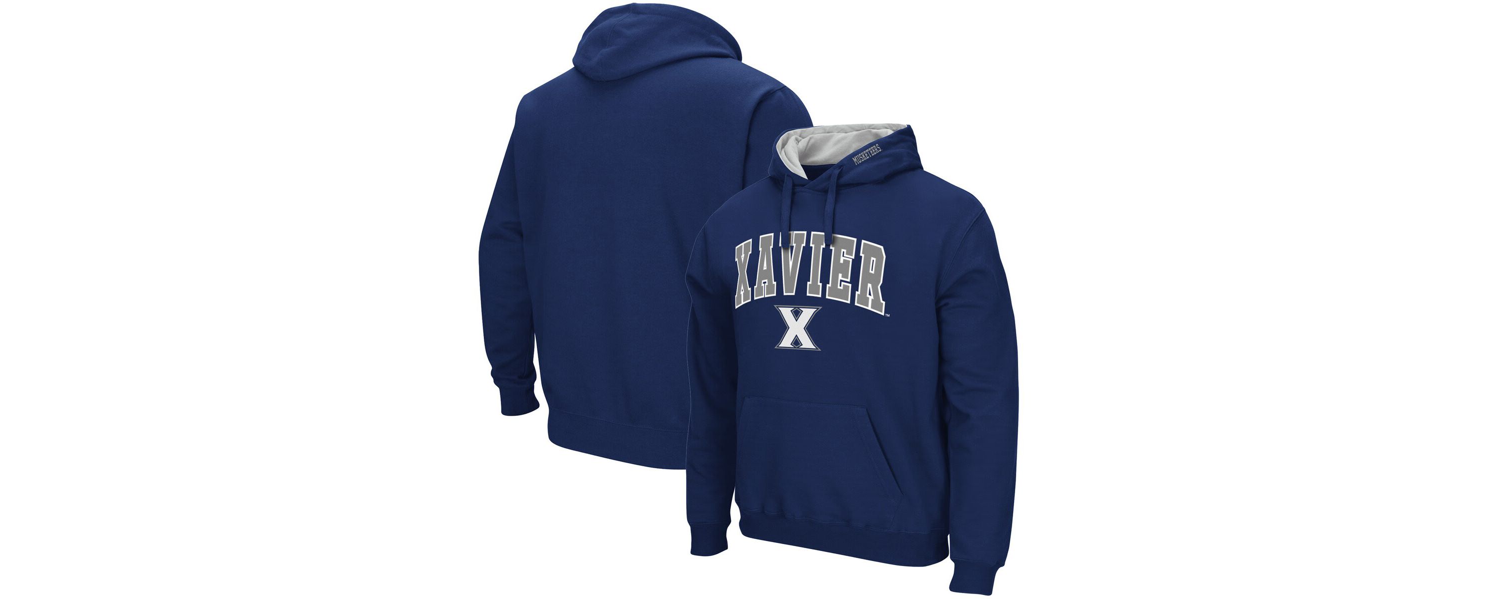 NCAA Xavier Musketeers Arch and Logo Pullover Hoodie