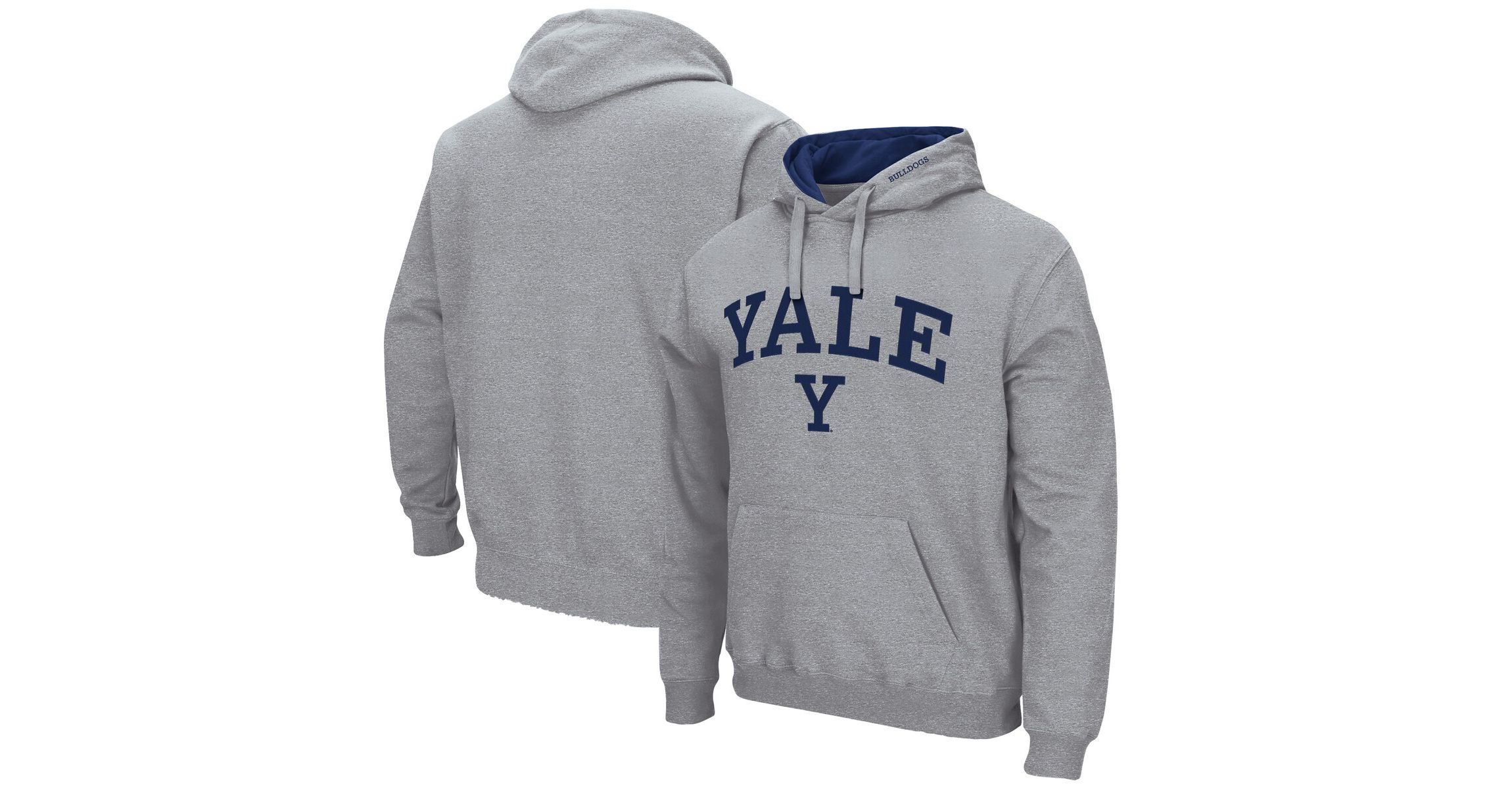 NCAA ed Yale Bulldogs Arch and Logo Pullover Hoodie