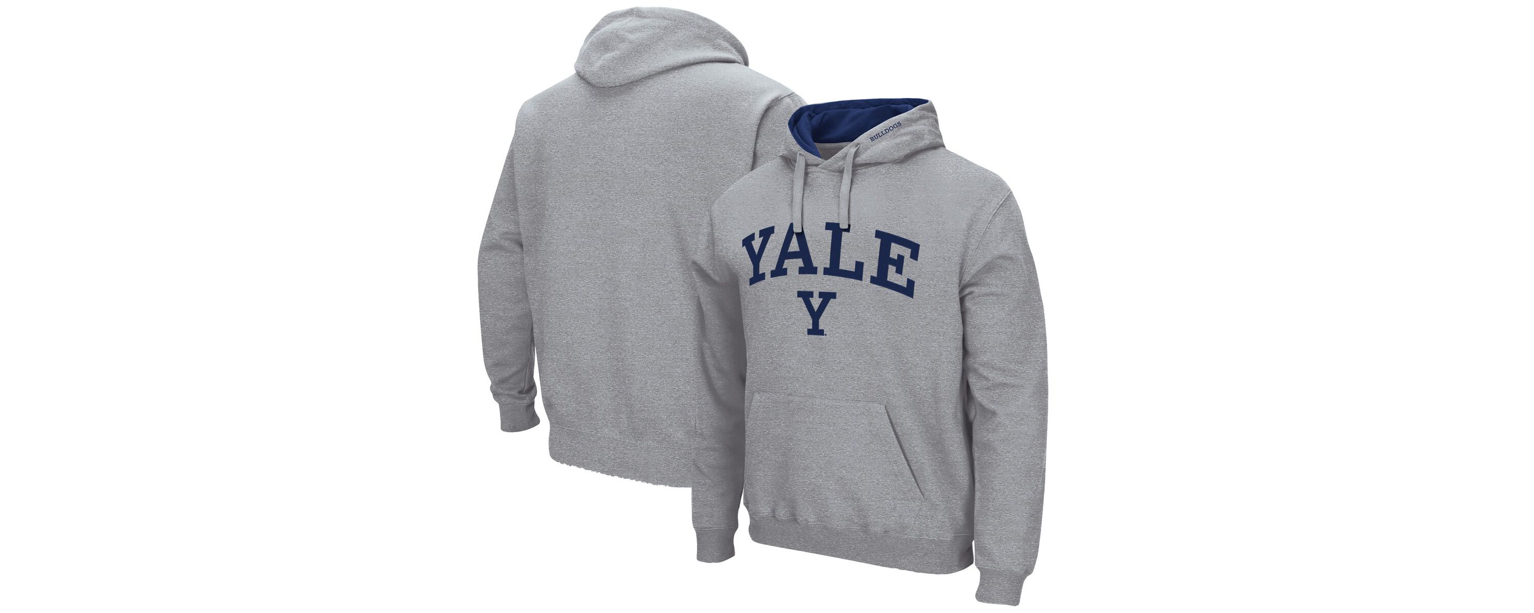 NCAA ed Yale Bulldogs Arch and Logo Pullover Hoodie