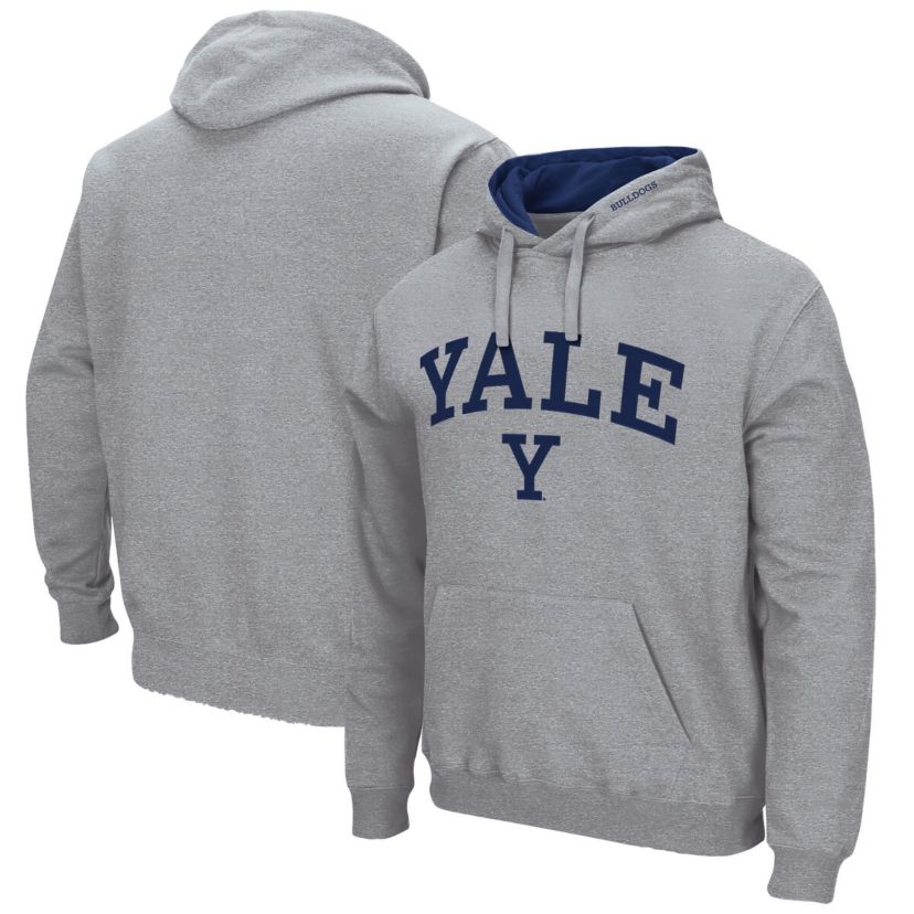 NCAA ed Yale Bulldogs Arch and Logo Pullover Hoodie