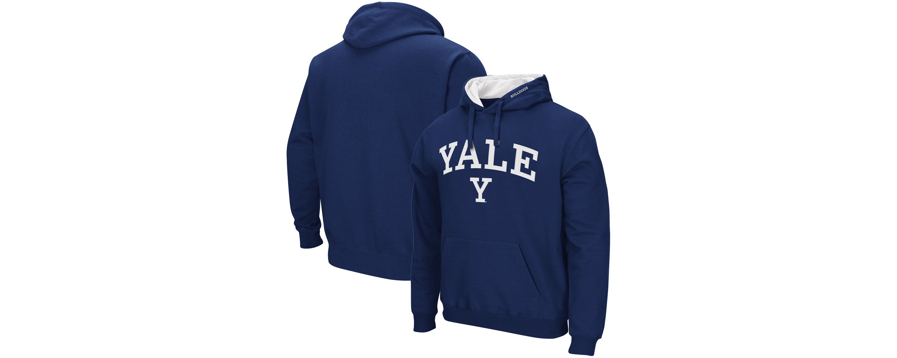 NCAA Yale Bulldogs Arch and Logo Pullover Hoodie