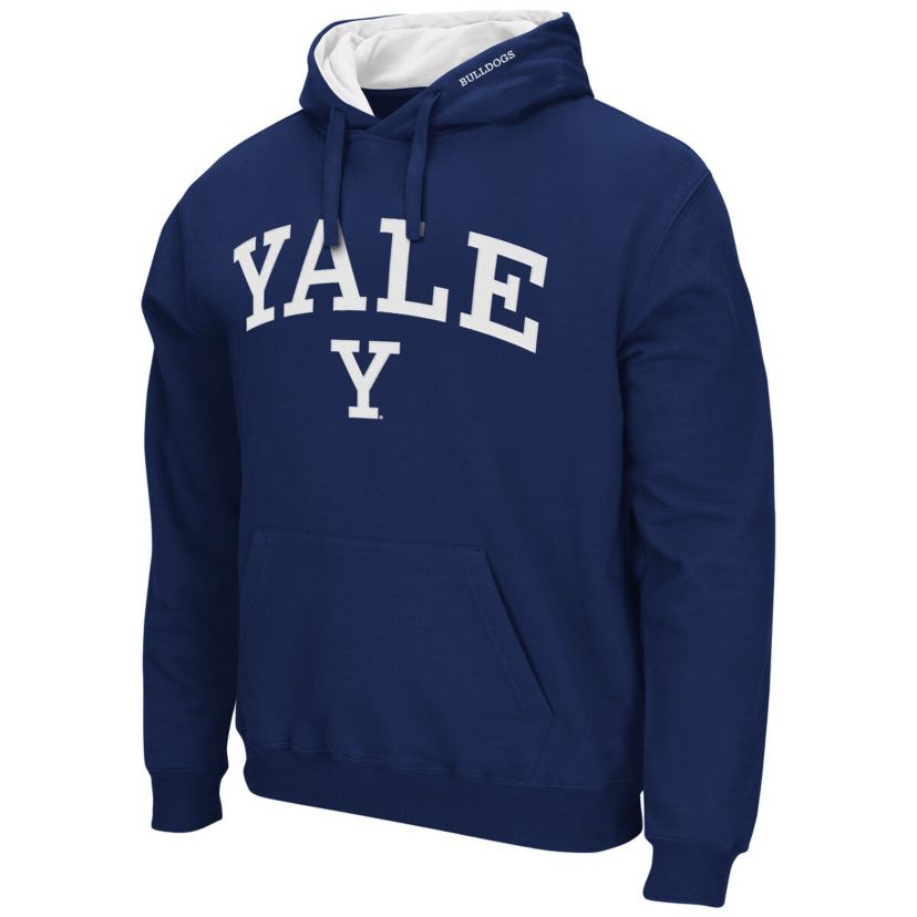 NCAA Yale Bulldogs Arch and Logo Pullover Hoodie