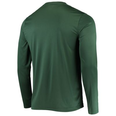 NCAA Michigan State Spartans Wordmark Slash Long Sleeve T-Shirt