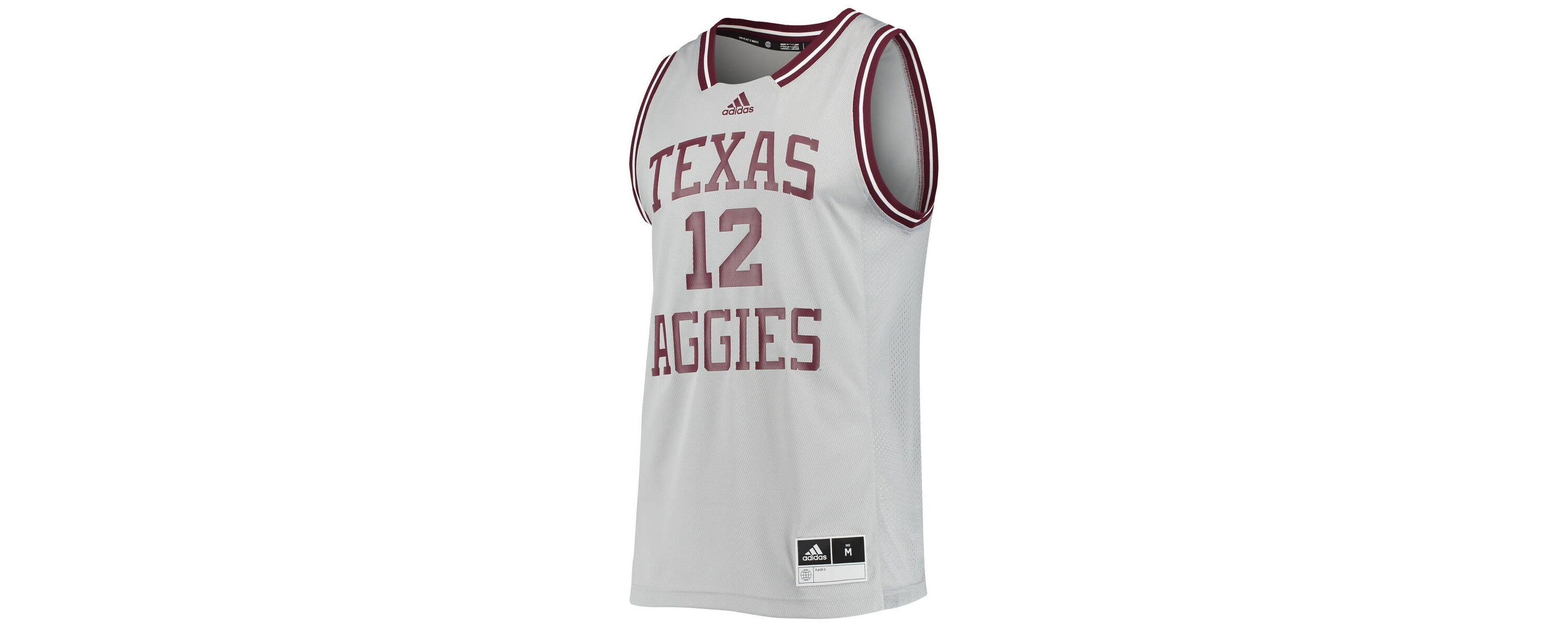 NCAA #12 Texas A&M Aggies Reverse Retro Jersey