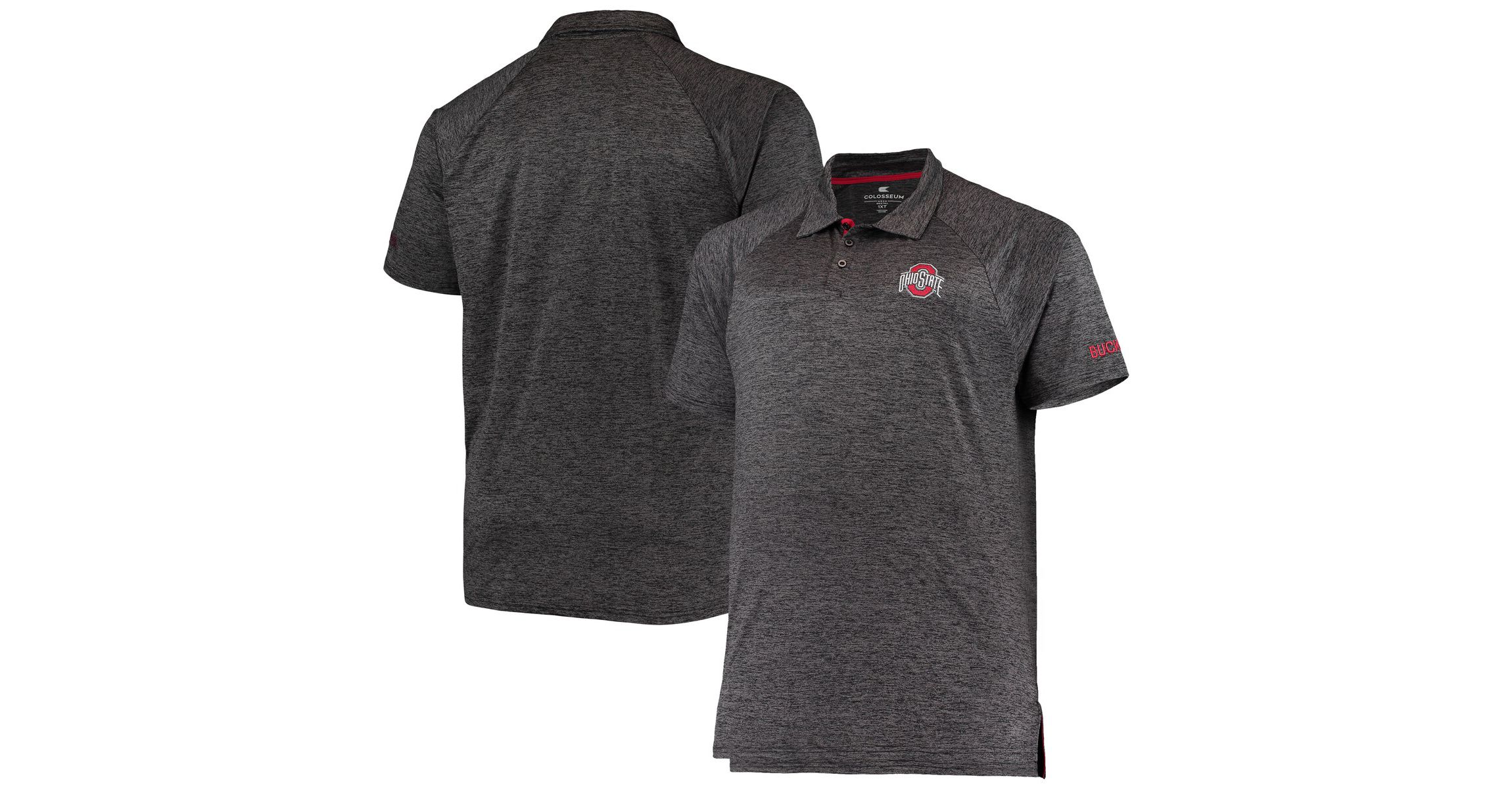 NCAA ed Ohio State Buckeyes Big & Tall Down Swing Polo
