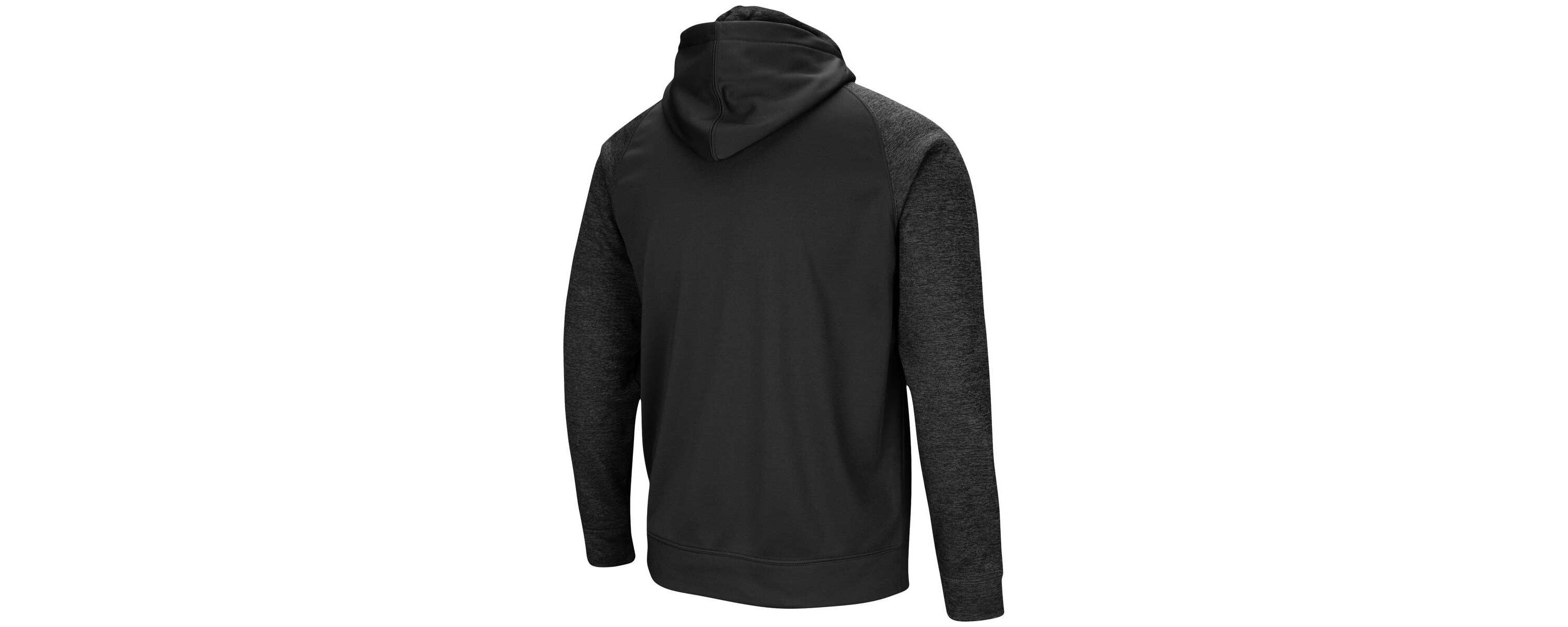 Rutgers Scarlet Knights NCAA Rutgers Knights Blackout 3.0 Tonal Raglan Full-Zip Hoodie