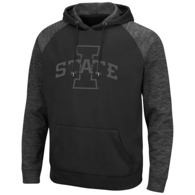 NCAA Iowa State Cyclones Blackout 3.0 Tonal Raglan Pullover Hoodie