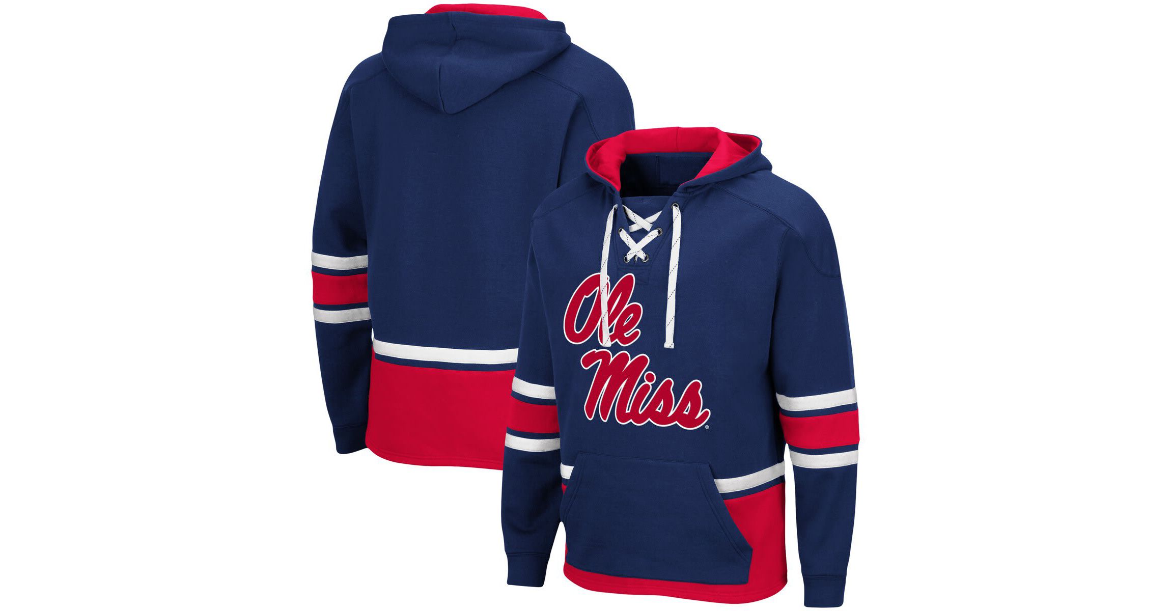 NCAA Ole Miss Rebels Lace Up 3.0 Pullover Hoodie