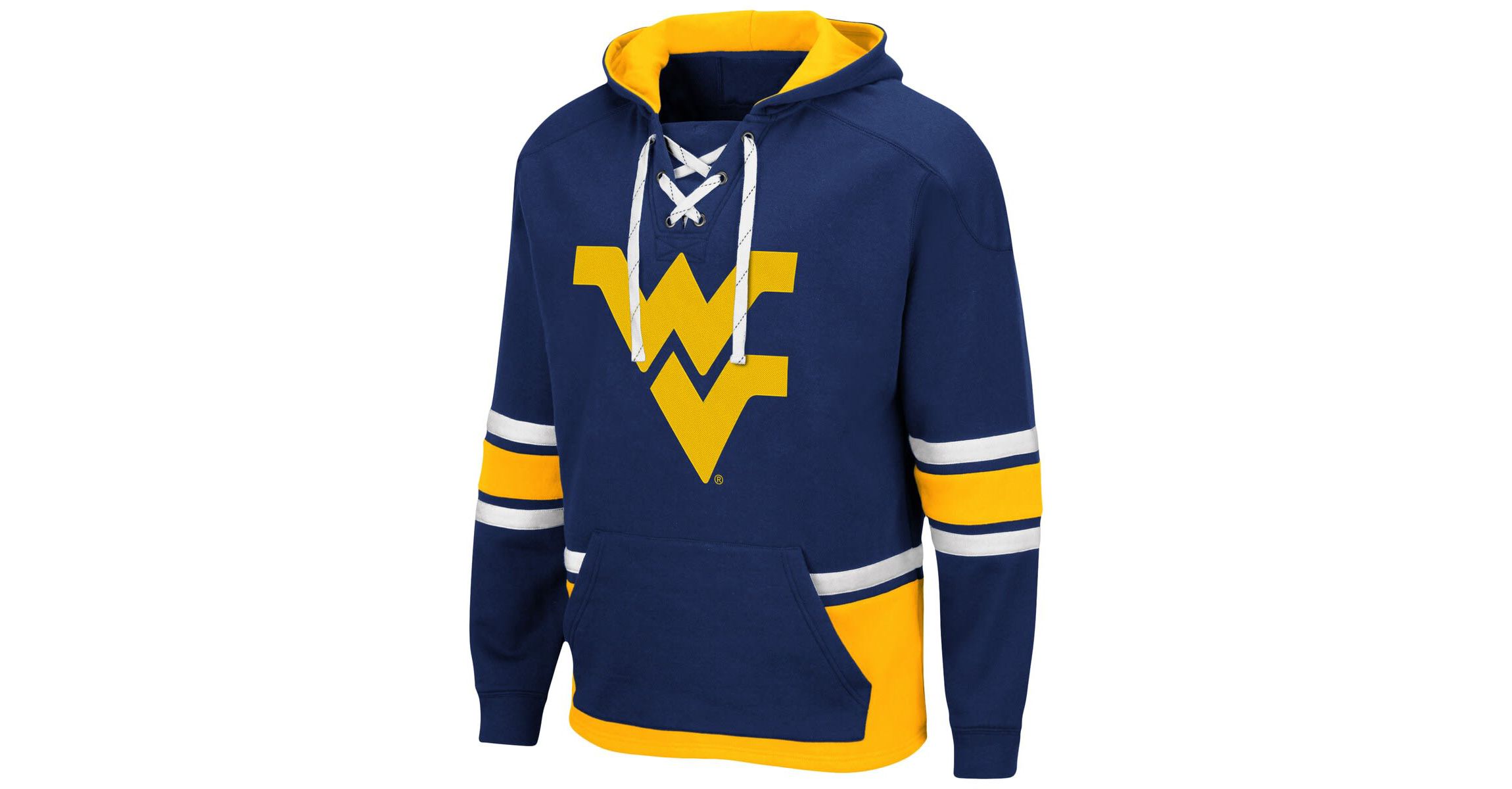 NCAA West Virginia Mountaineers Lace Up 3.0 Pullover Hoodie