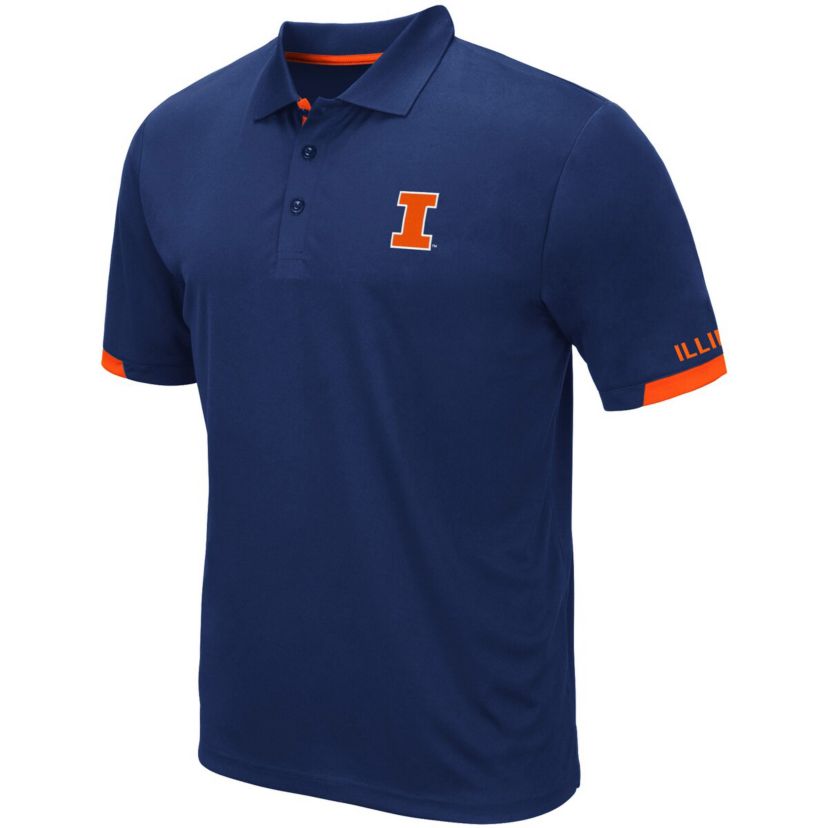 NCAA Illinois Fighting Illini Santry Lightweight Polo