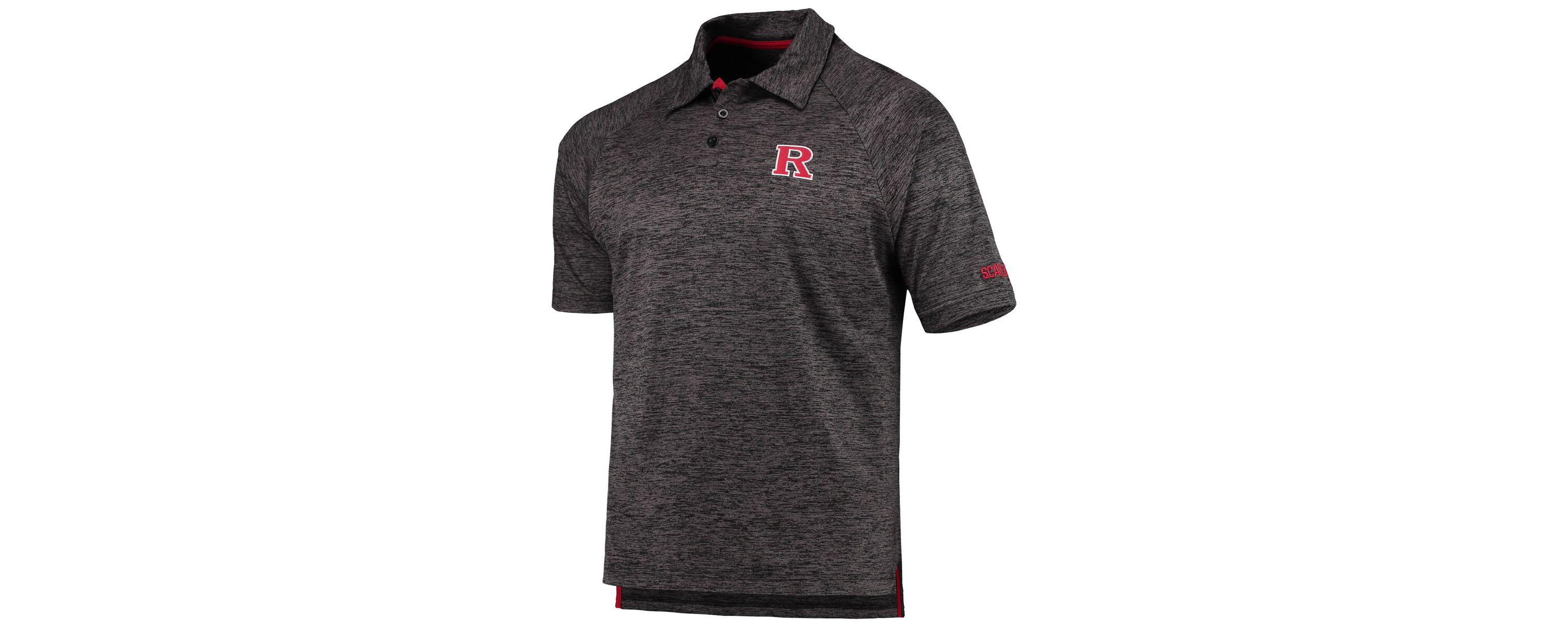 Rutgers Scarlet Knights NCAA ed Rutgers Knights Down Swing Raglan Polo