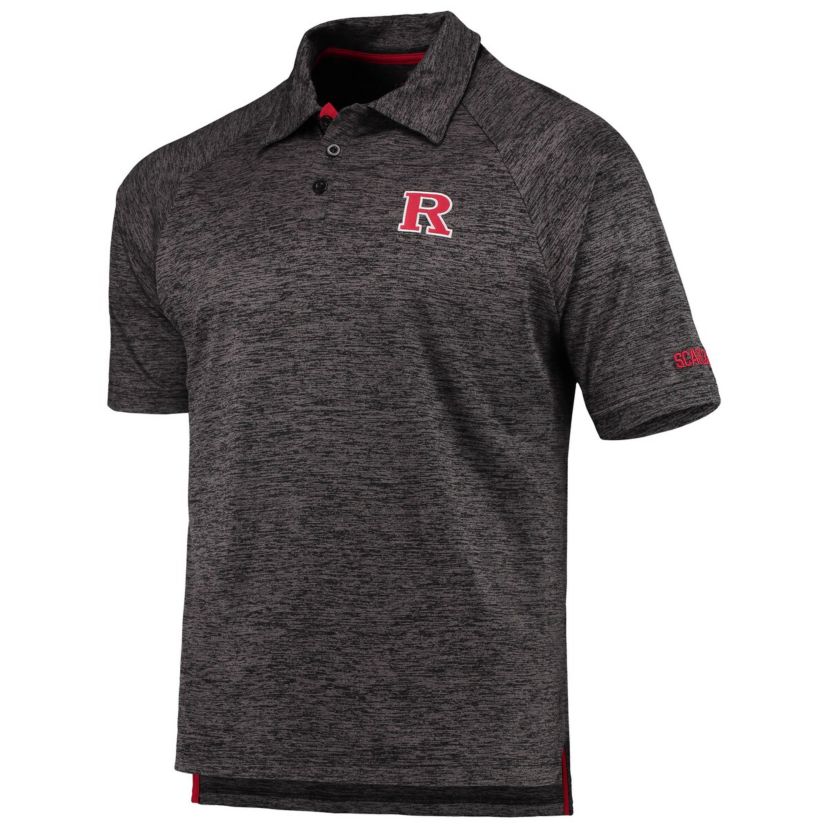 Rutgers Scarlet Knights NCAA ed Rutgers Knights Down Swing Raglan Polo
