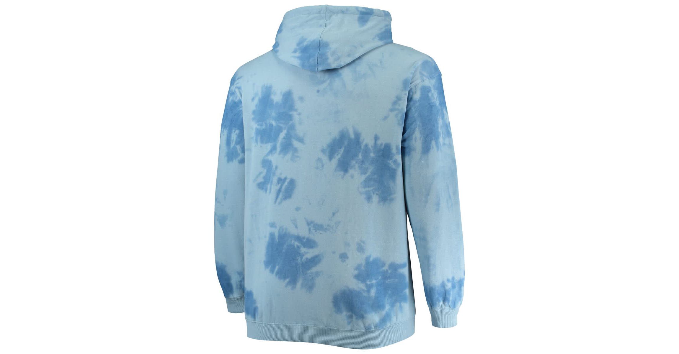 NBA Fanatics New York Knicks Big & Tall Wordmark Cloud Dye Pullover Hoodie