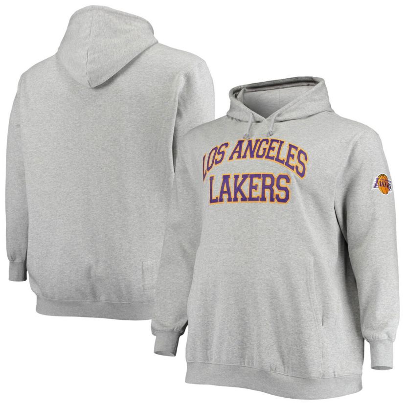 NBA ed Los Angeles Lakers Hardwood Classics Big & Tall Throwback Pullover Hoodie