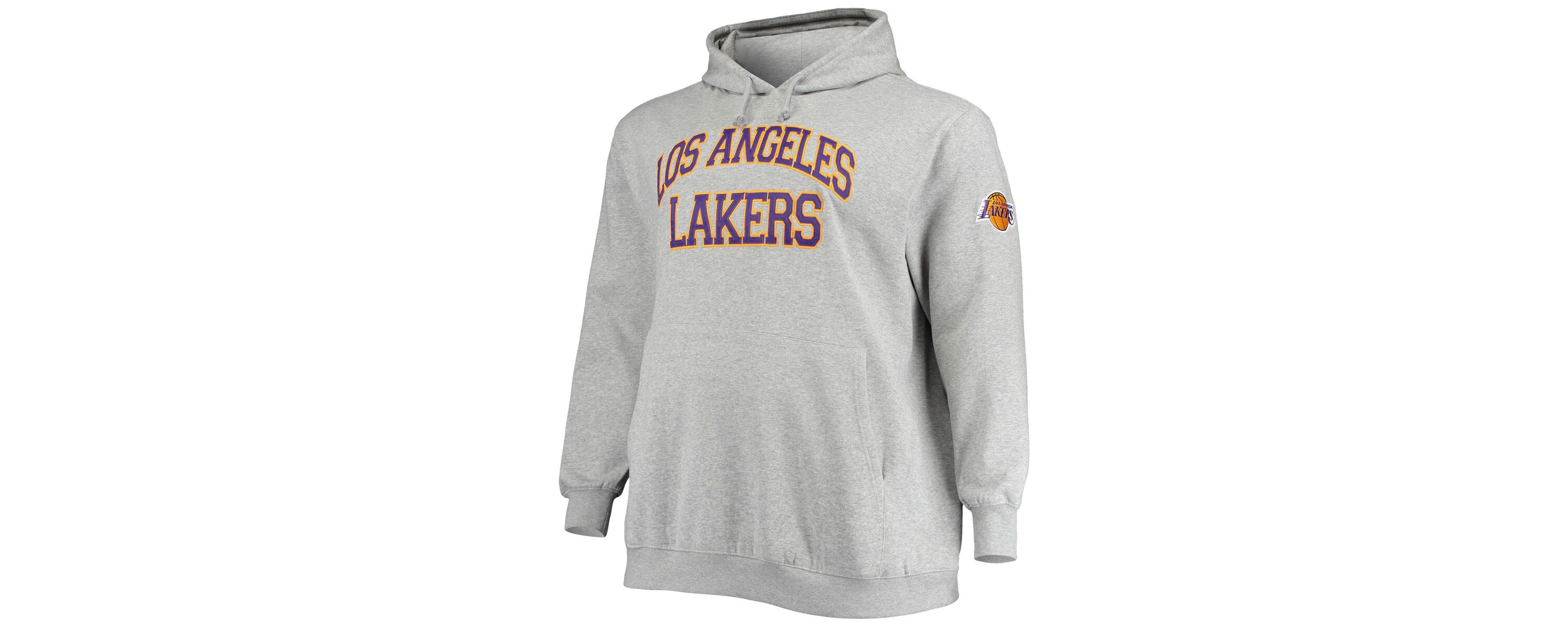 NBA ed Los Angeles Lakers Hardwood Classics Big & Tall Throwback Pullover Hoodie