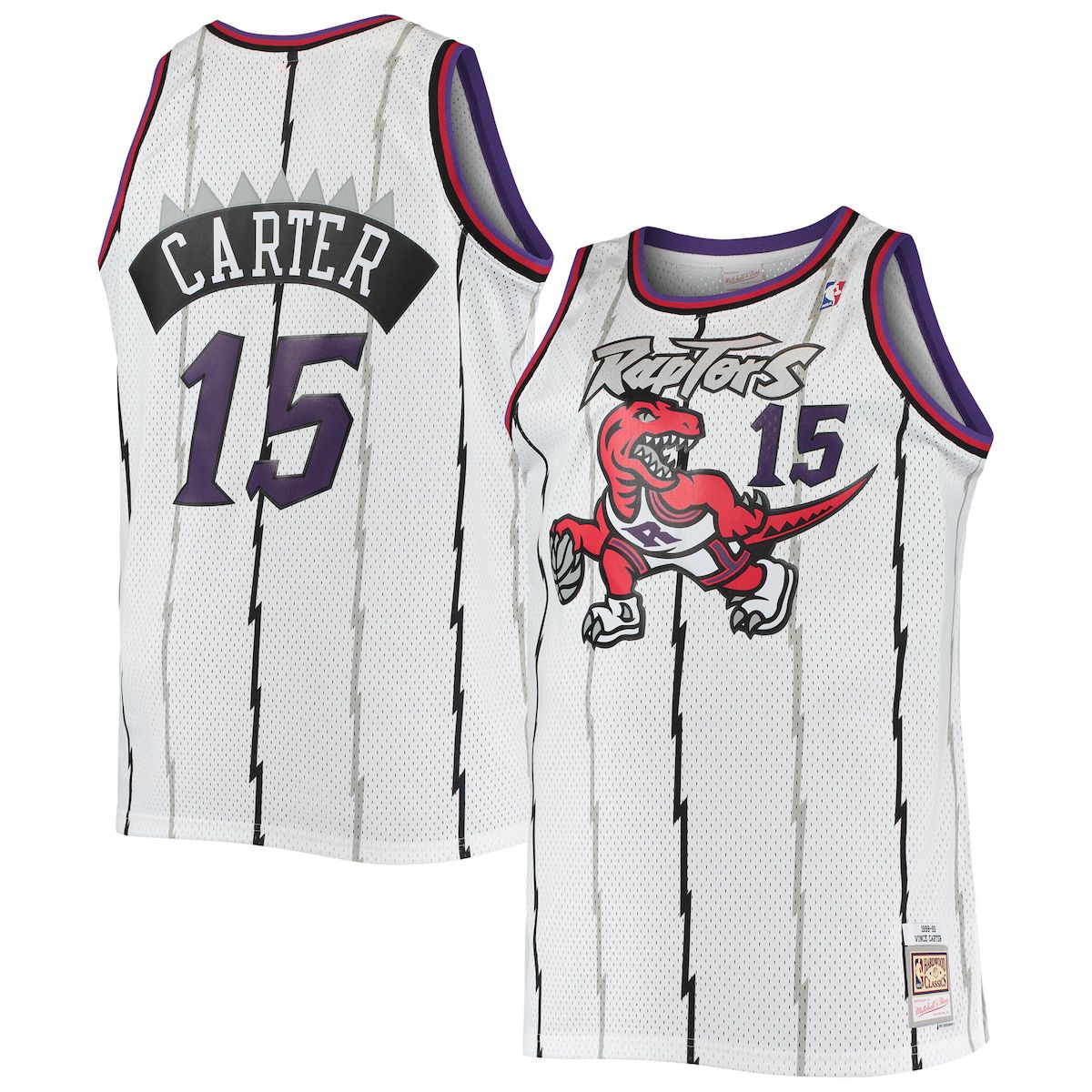 NBA Vince Carter Toronto Raptors 1998/99 Big & Tall Hardwood Classics Swingman Jersey