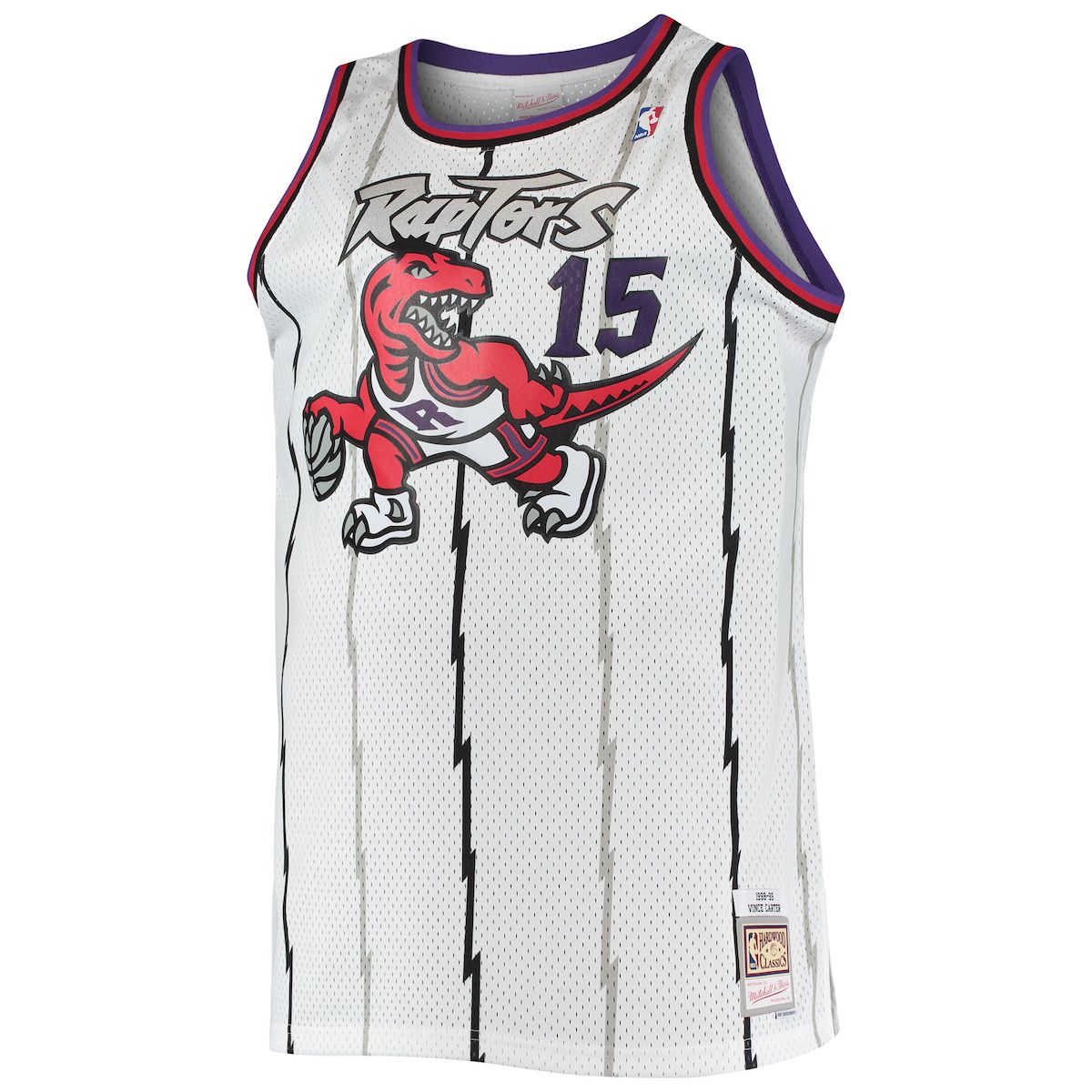 NBA Vince Carter Toronto Raptors 1998/99 Big & Tall Hardwood Classics Swingman Jersey