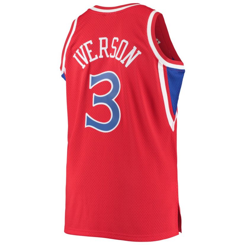 NBA Allen Iverson Philadelphia 76ers 1996/97 Big & Tall Hardwood Classics Swingman Jersey