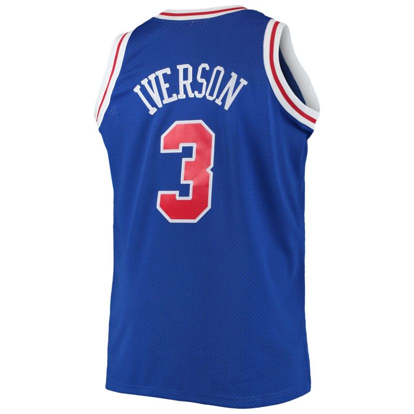 NBA Allen Iverson Philadelphia 76ers 1996/97 Big & Tall Hardwood Classics Swingman Jersey