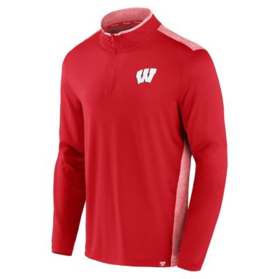 NCAA Fanatics Wisconsin Badgers Recharged Quarter-Zip Jacket