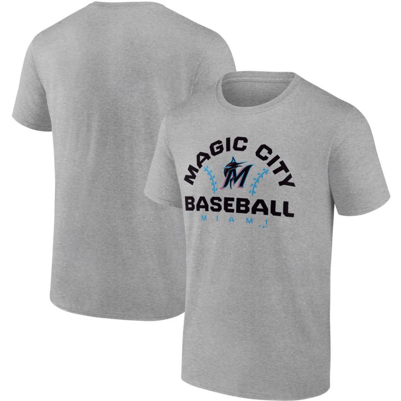 MLB Fanatics ed Miami Marlins Iconic Go for Two T-Shirt