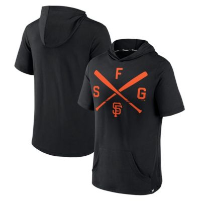 MLB Fanatics San Francisco Giants Iconic Rebel Short Sleeve Pullover Hoodie