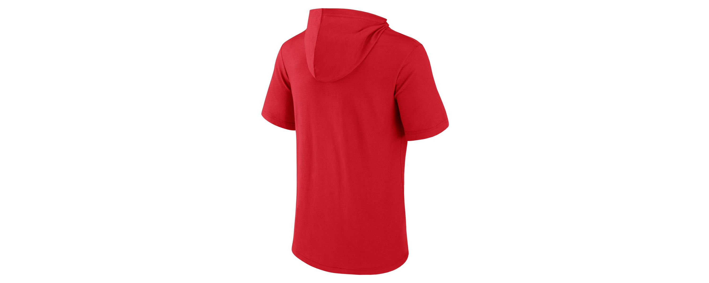 MLB Fanatics St. Louis Cardinals Iconic Rebel Short Sleeve Hooded Top