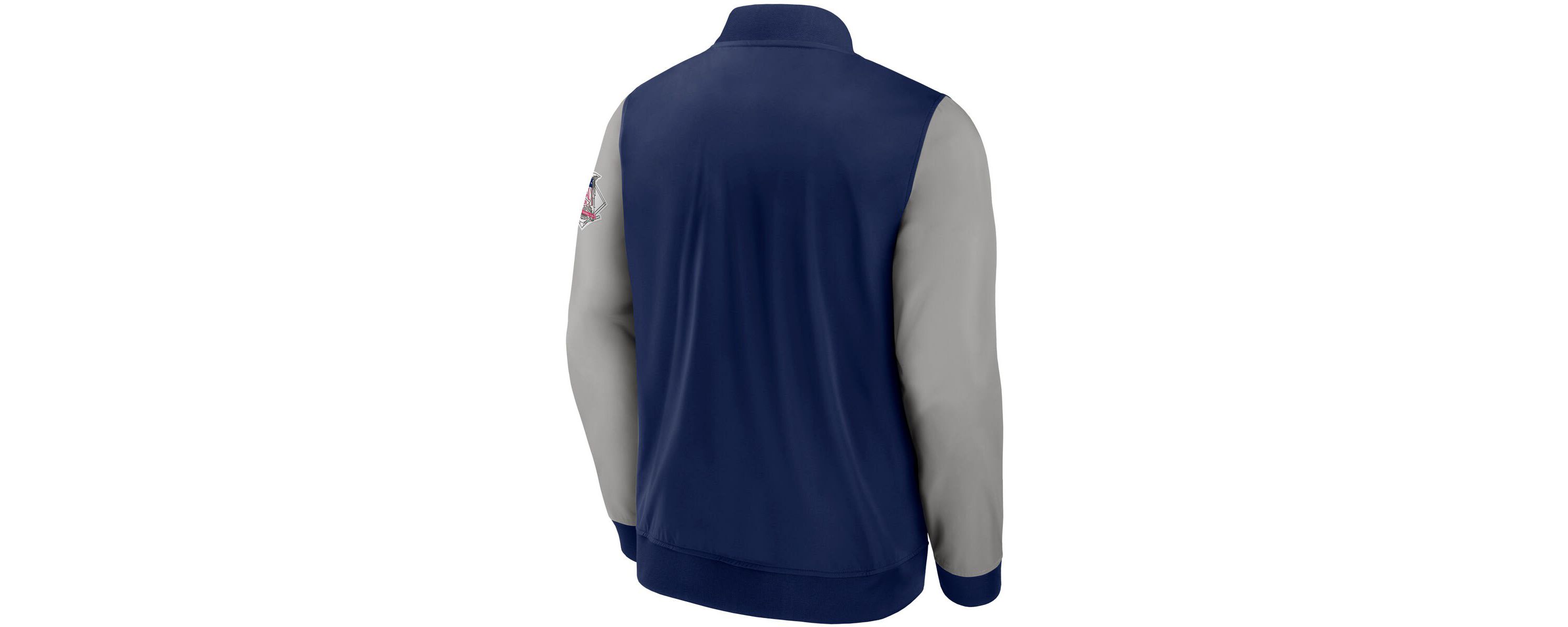 MLB Fanatics Navy/Gray Milwaukee Brewers Iconic Record Holder Full-Zip Lightweight Windbreaker Bomber Jacket