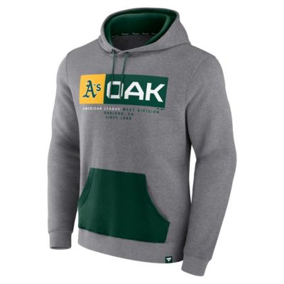 MLB Fanatics ed Oakland Athletics Iconic Steppin Up Fleece Pullover Hoodie