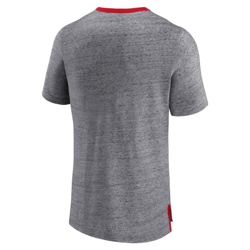 MLB Fanatics ed St. Louis Cardinals Iconic Team Element Speckled Ringer T-Shirt