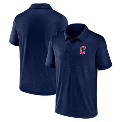 MLB Fanatics Cleveland Guardians Primary Logo Space-Dye Polo