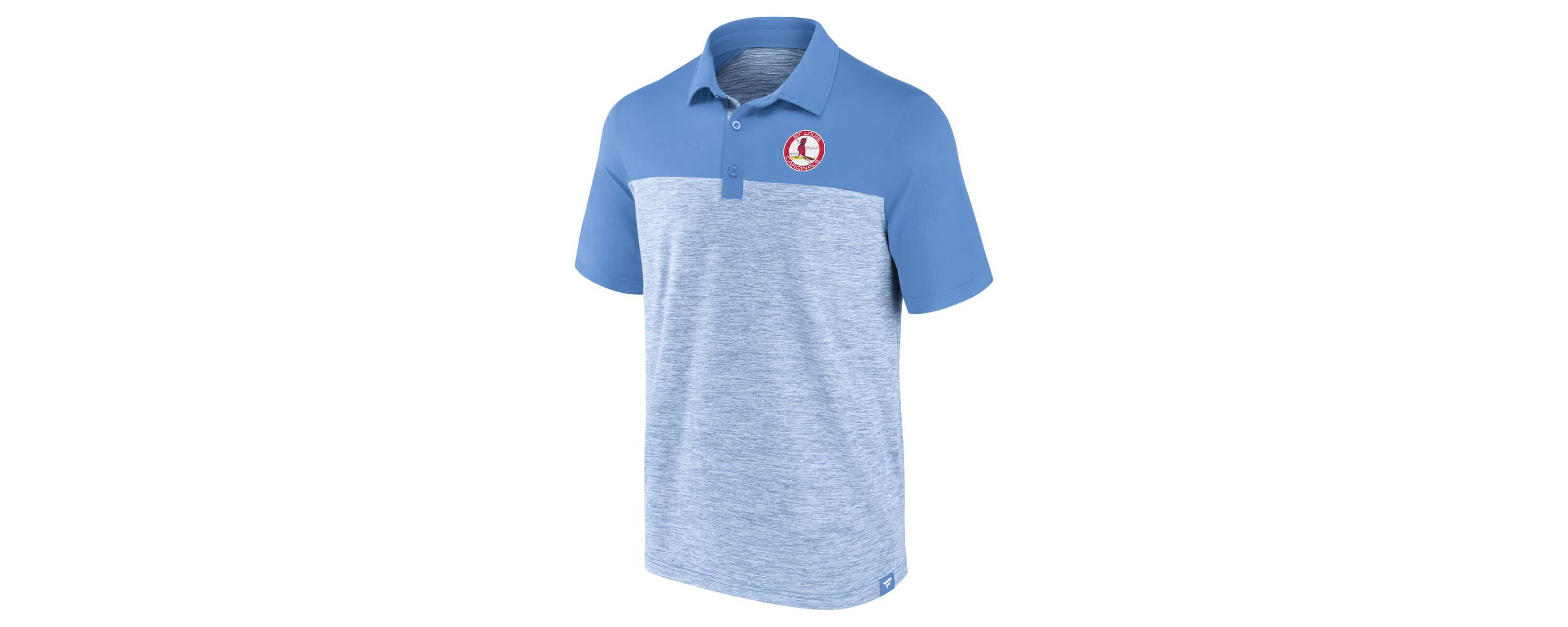 MLB Fanatics Light St. Louis Cardinals True Classics Avid Fan Brushed Polo