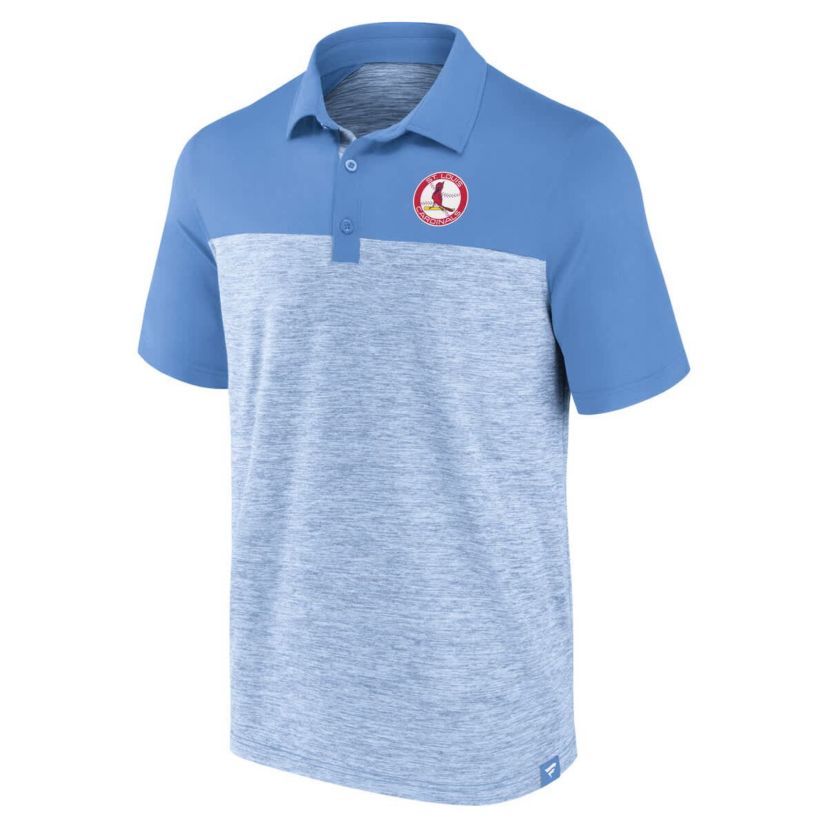 MLB Fanatics Light St. Louis Cardinals True Classics Avid Fan Brushed Polo