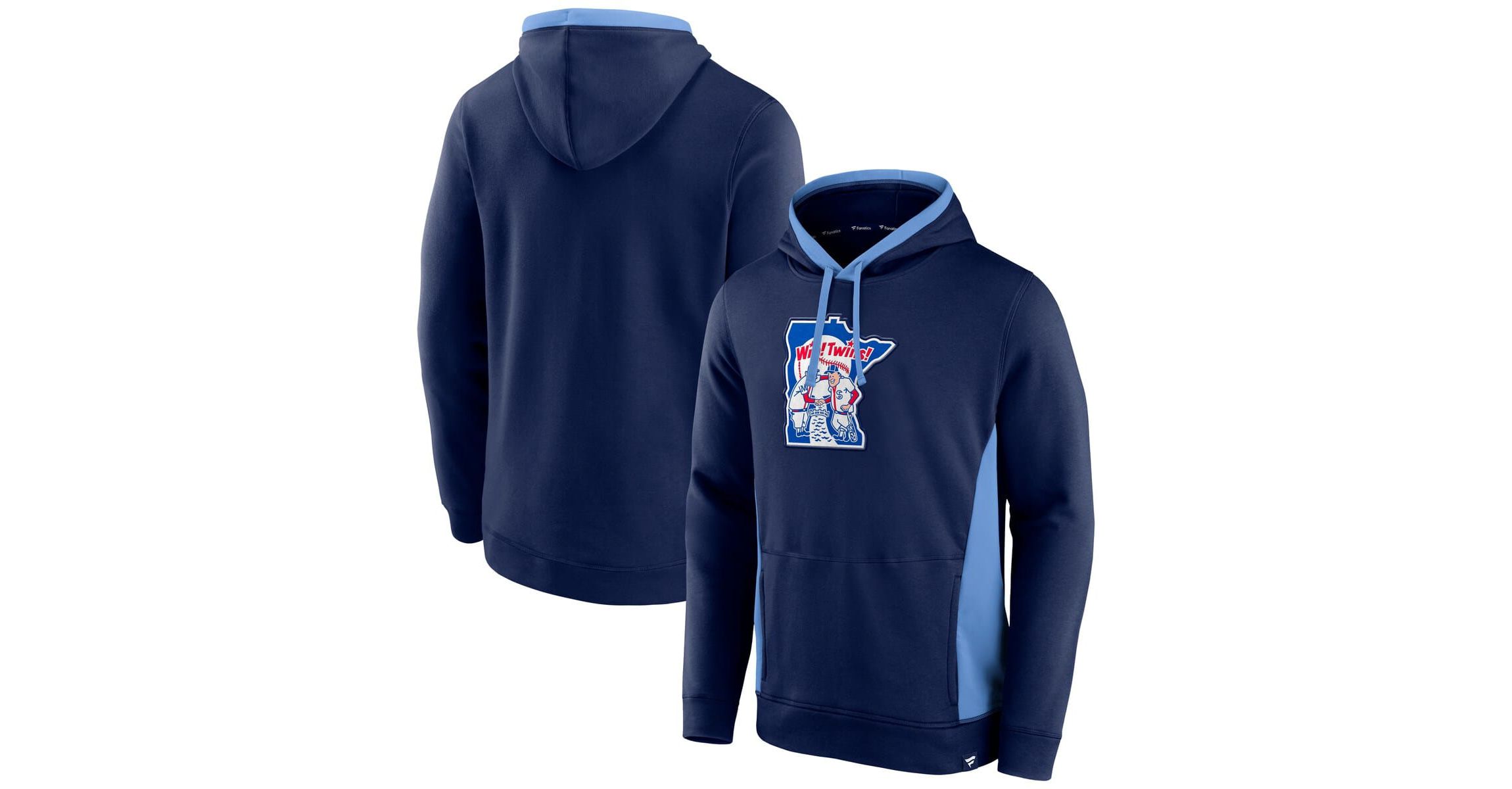 MLB Fanatics Minnesota Twins True Classics Fanarama Pullover Hoodie
