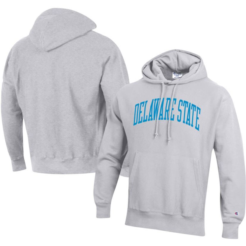 NCAA Delaware State Hornets Tall Arch Pullover Hoodie