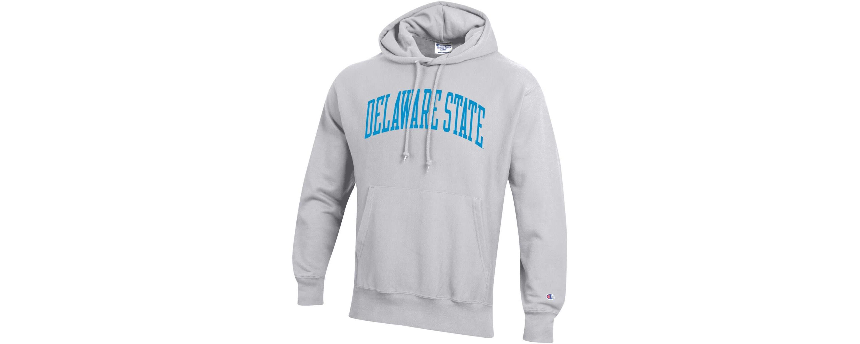 NCAA Delaware State Hornets Tall Arch Pullover Hoodie
