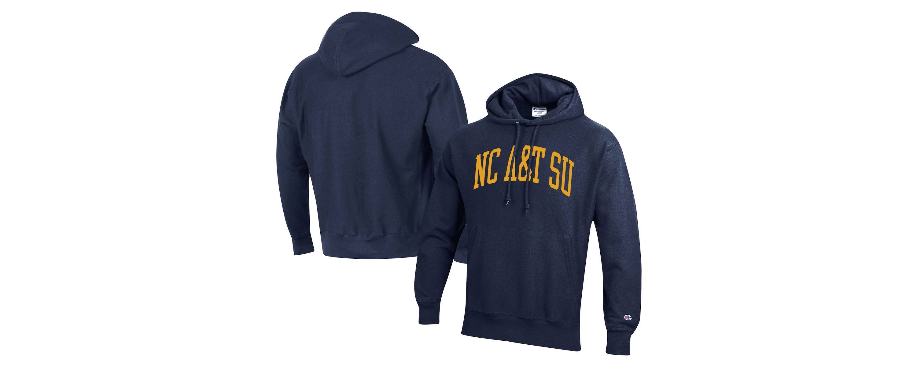 NC A&T Aggies NCAA North Carolina A&T Aggies Tall Arch Pullover Hoodie