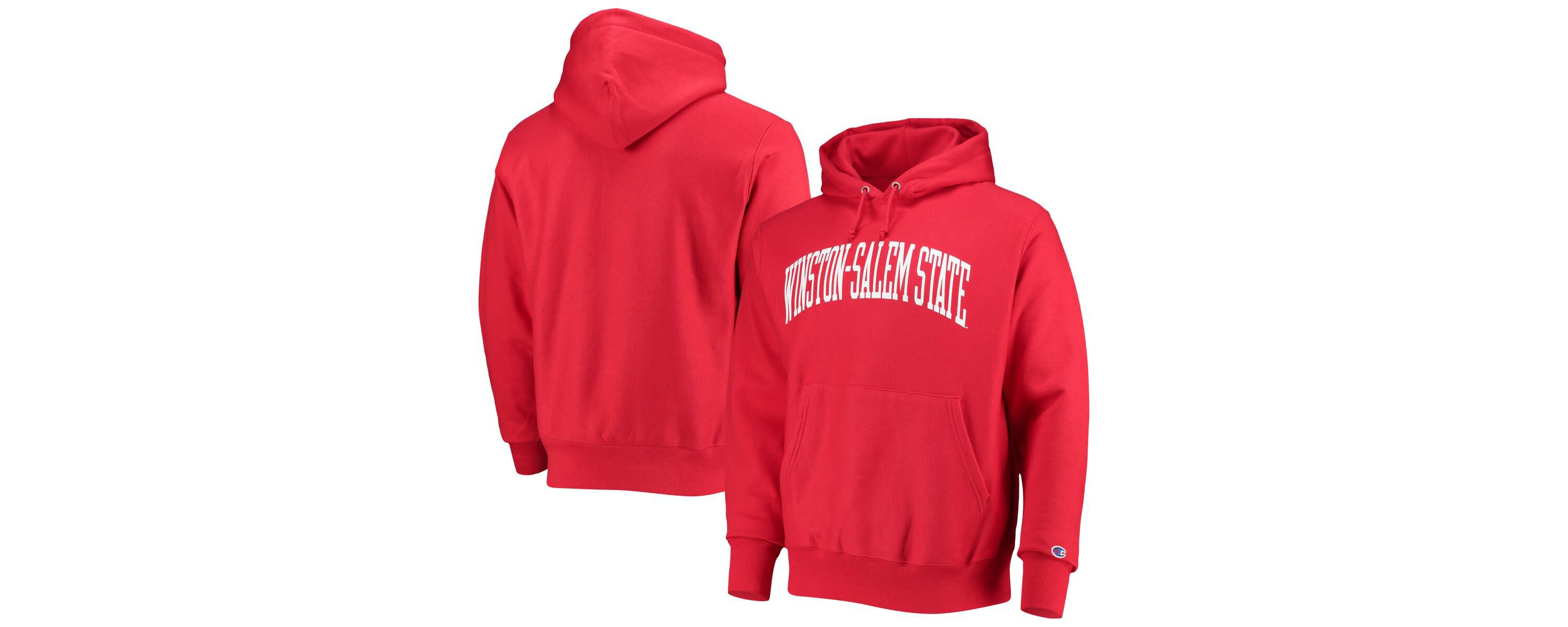 NCAA Winston-Salem State Rams Tall Arch Pullover Hoodie