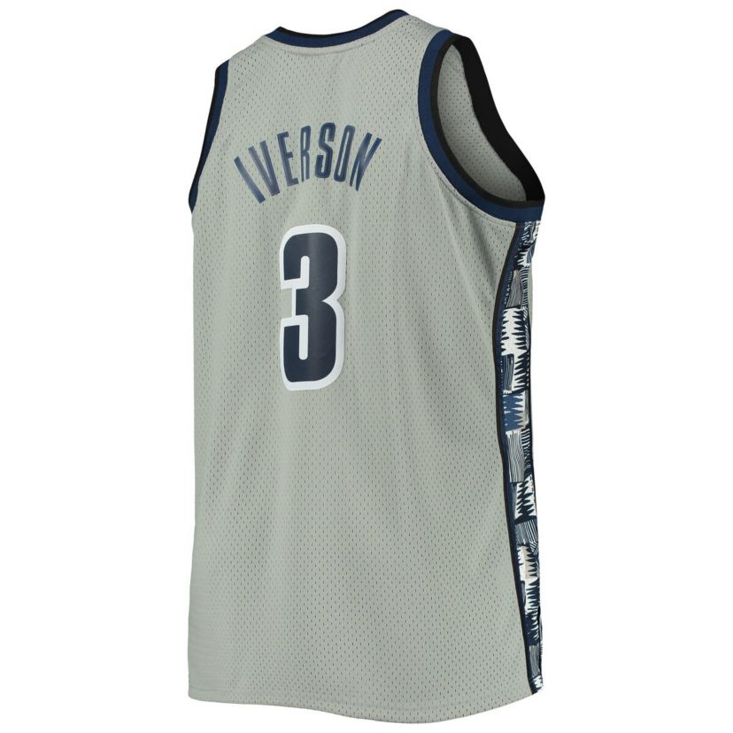 NCAA Allen Iverson Georgetown Hoyas Big & Tall 1995/96 Replica Player Jersey
