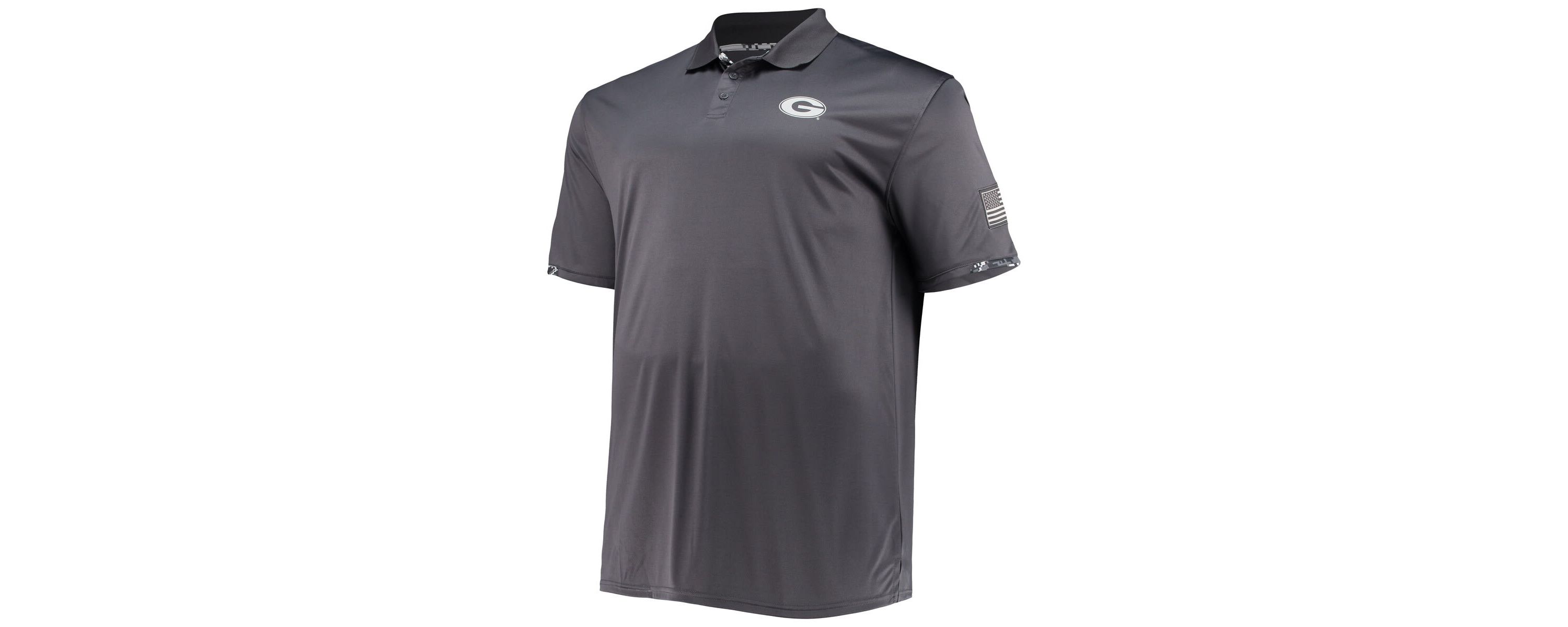 NCAA Georgia Bulldogs Big & Tall OHT Military Appreciation Digital Polo
