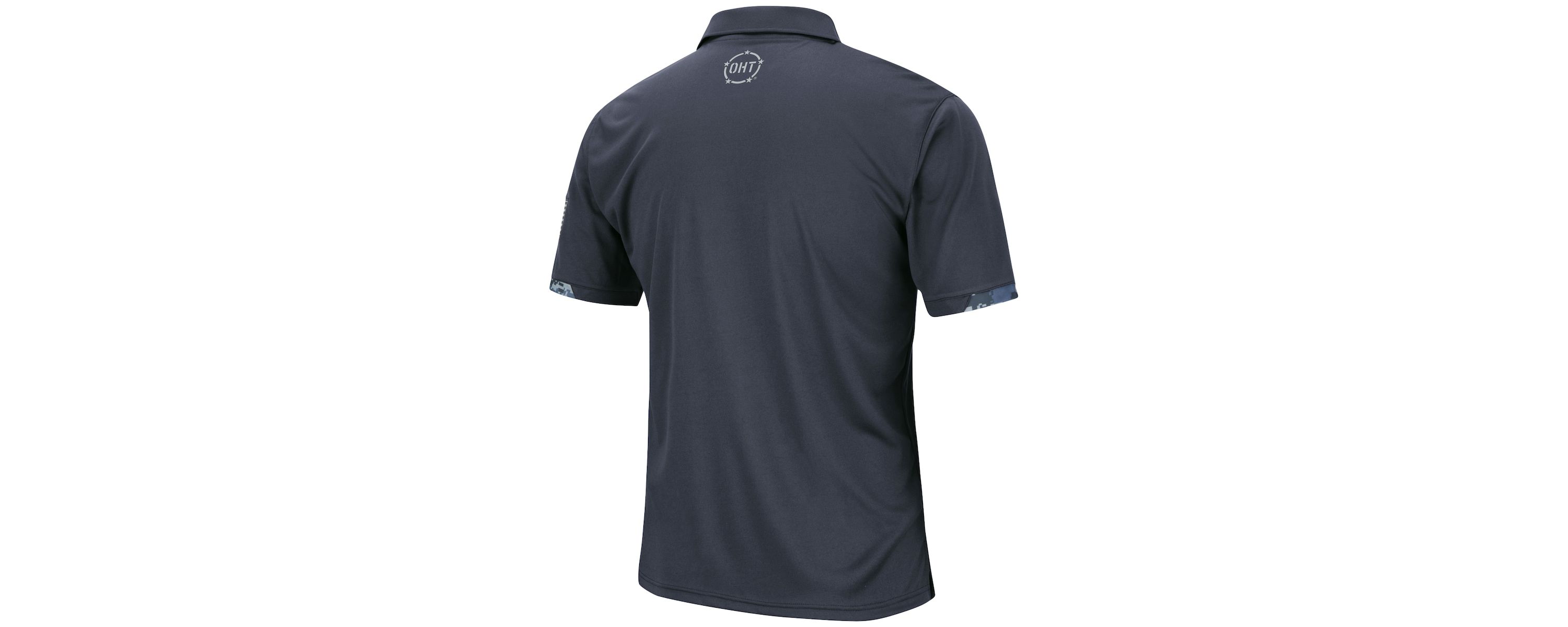 NCAA Nebraska Huskers Big & Tall OHT Military Appreciation Digital Polo
