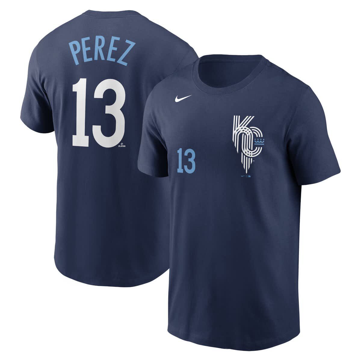 MLB Nike Salvador Perez Kansas City Royals City Connect Name & Number T-Shirt
